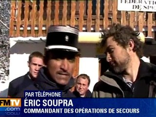 Les trois spéléologues en bonne santé