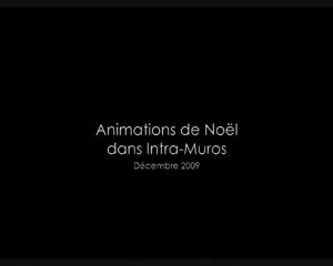 ANIMATIONS DE NOEL / SAINT-MALO / 2009