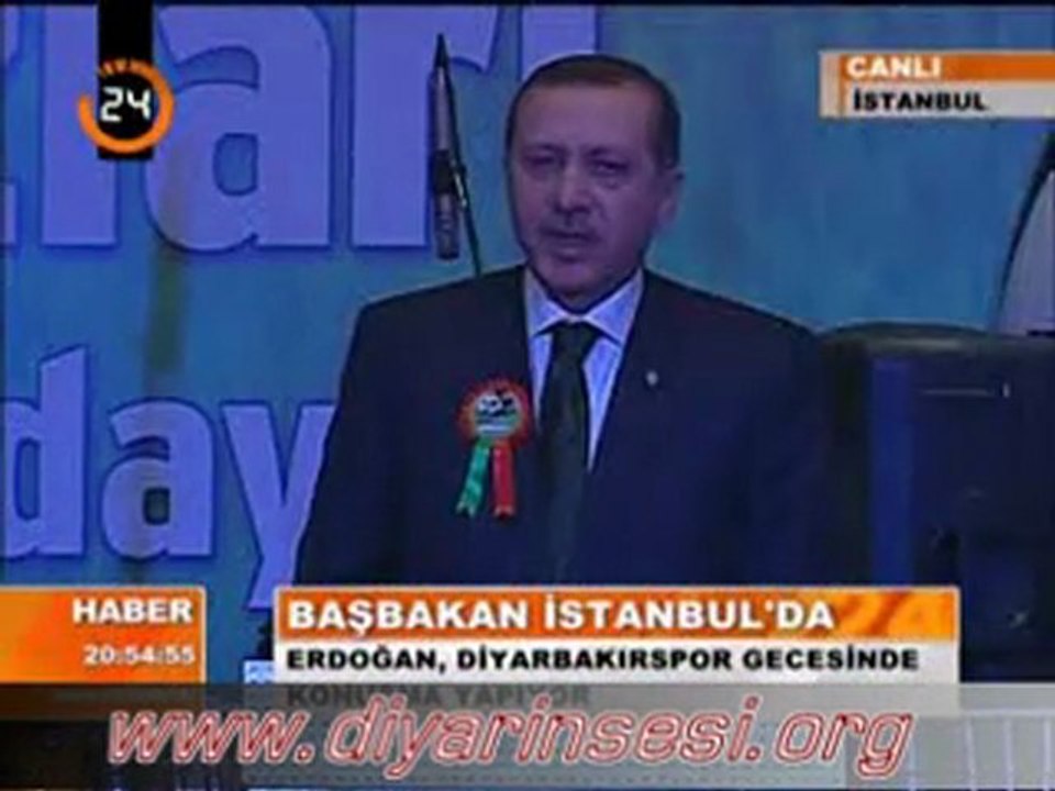 Başbakan Diyarbakırspor Gecesinde (Diyarinsesi.org)