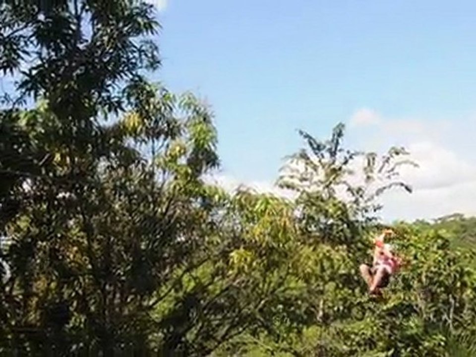 Tyrolienne au Costa rica