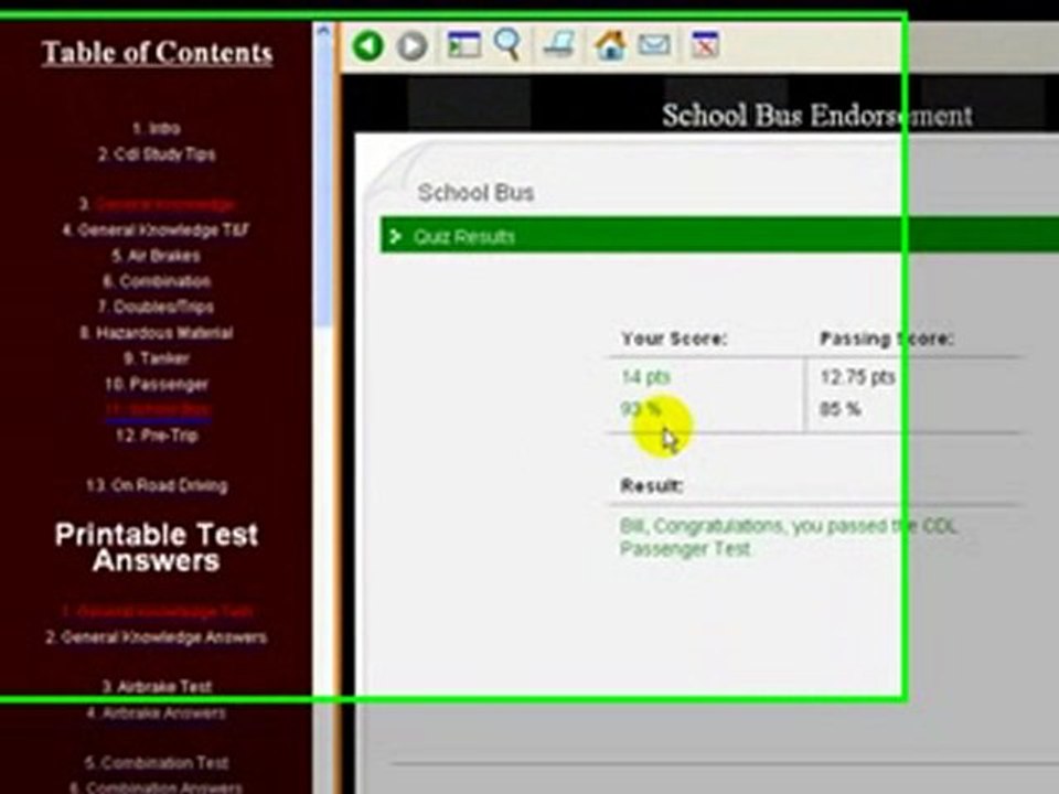 MICHIGAN CDL PRACTICE TEST SOFTWARE- Answers to the ...