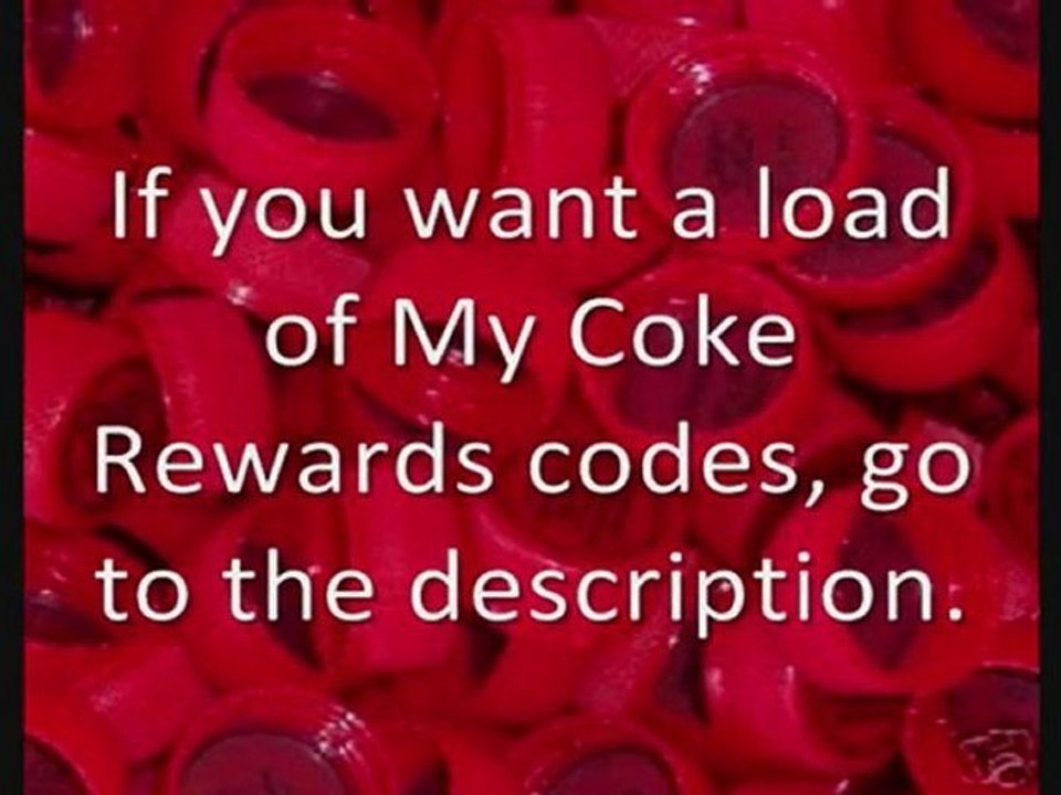 Free My Coke Rewards Codes video Dailymotion
