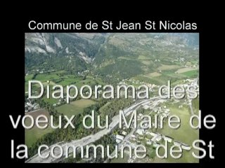 Les voeux du maire 2009 de la commune de St Jean St Nicoals