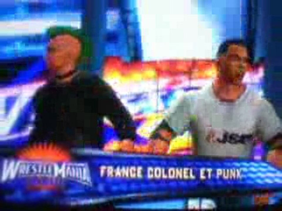 smack down vs raw 2009 entrance franck et moi wm24