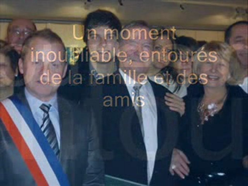 Noces d'or des époux Wachowiak à Homécourt