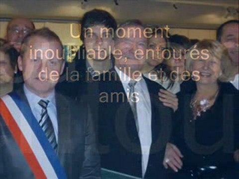 Noces d'or des époux Wachowiak à Homécourt