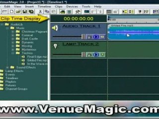 DMX Software: Using VenueMagic 2.0 Tracks