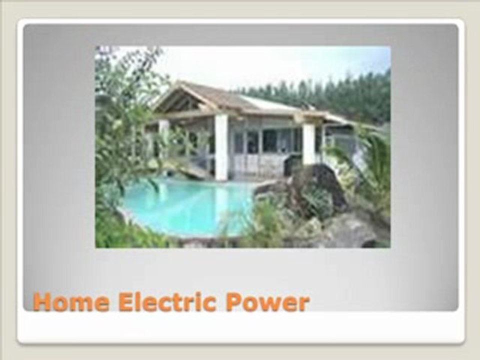home electric power