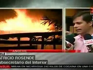 Avanzan incendios en Valparaiso, 400 familias evacuadas
