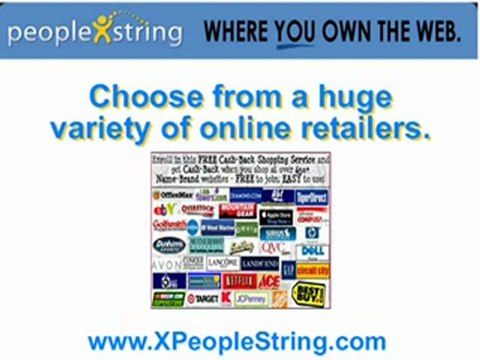 PeopleString - Cash Back Shopping Online