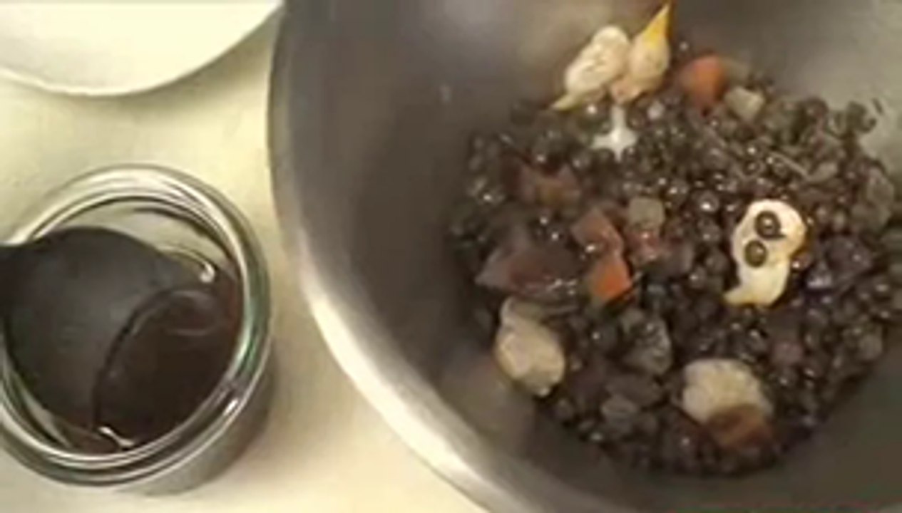 Recette de salade de lentilles par Benoît Gauthier, Le Grand Pan