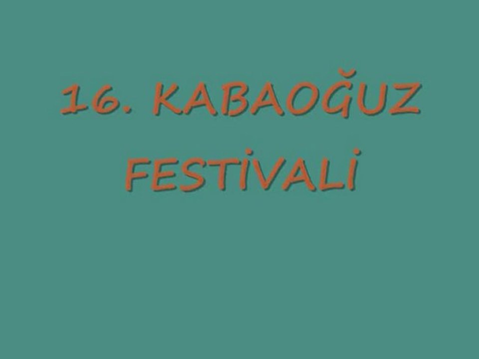 Kabaoğuz 16. Yayla Şenlikleri