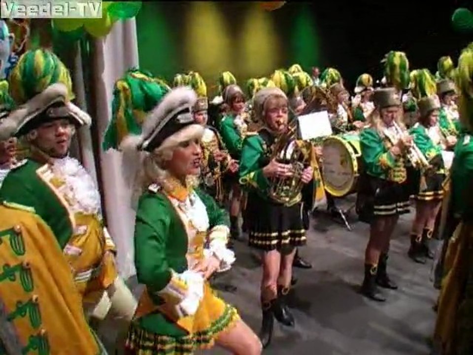 Unisitzung Husaren grün gelb 2009