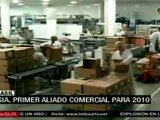 Brasil pretende mayor crecimiento de exportaciones a Asia