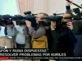 Japón y Rusia volveran a platicas por islas Kuriles