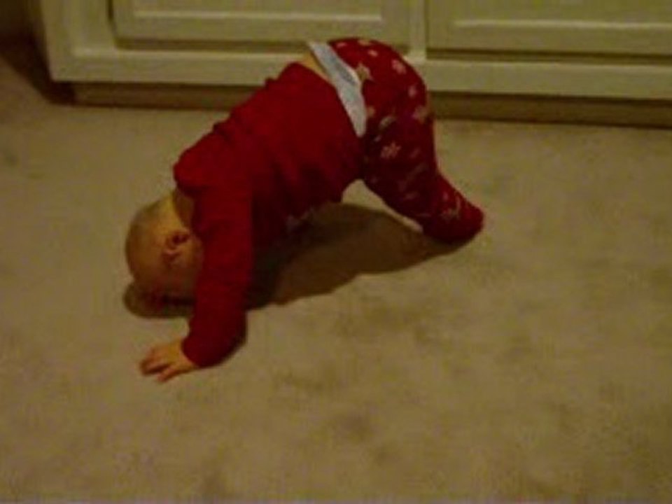 Sarah's hand stand