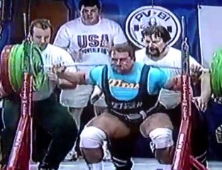 Force athlétique - Squat complet à 440kg Kirk Karwoski