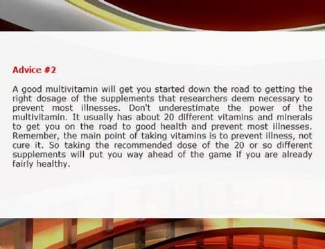 Deciding What Vitamins and Supplements to Take