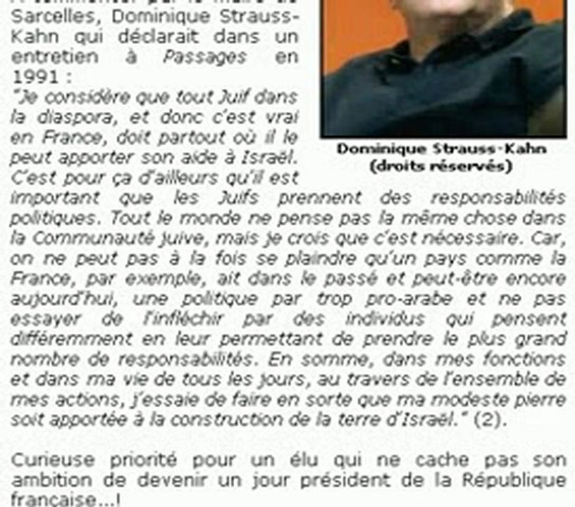 le sioniste qui veut etre president en 2012