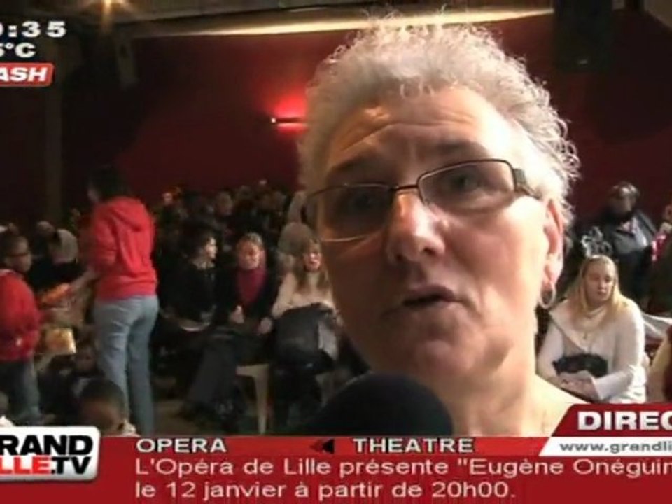 Le goûter de Noël des restos du coeur (Wazemmes - Lille)