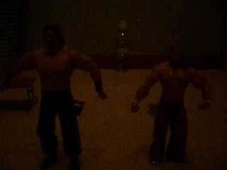 mes 3 nouvelles figurines de catch