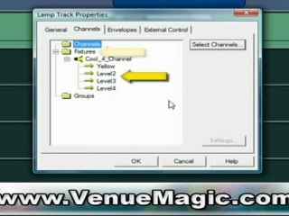 Stage Lighting Software: Fixtures and Channels