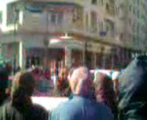 Les diplomé(e)s chômé(e)s d'Oujda dans un sit-in devant la w