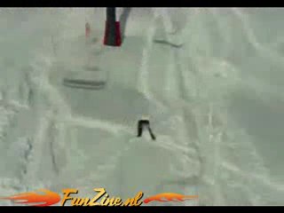 Ski Lift Faceplant