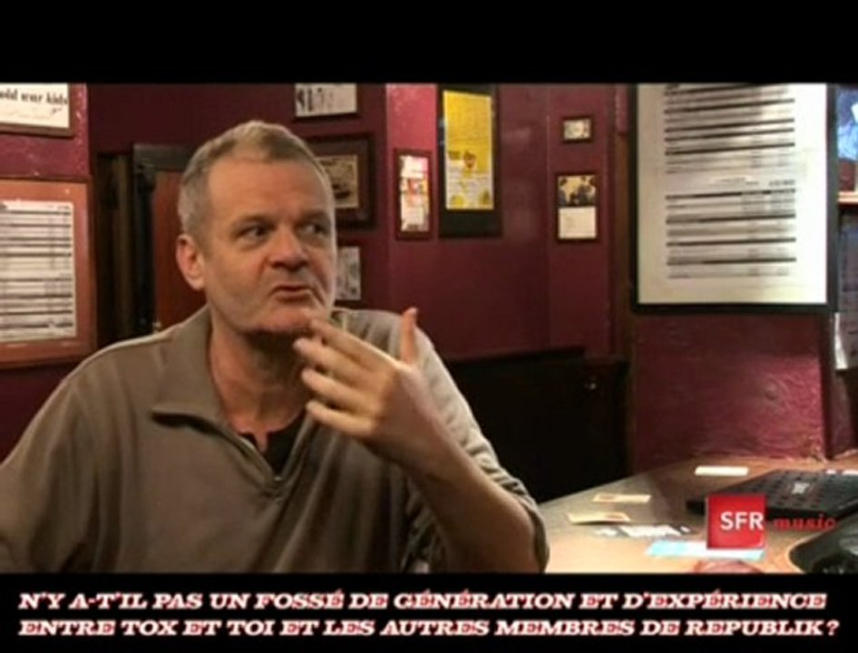 Republik - Interview Frank Darcel sur SFR Music
