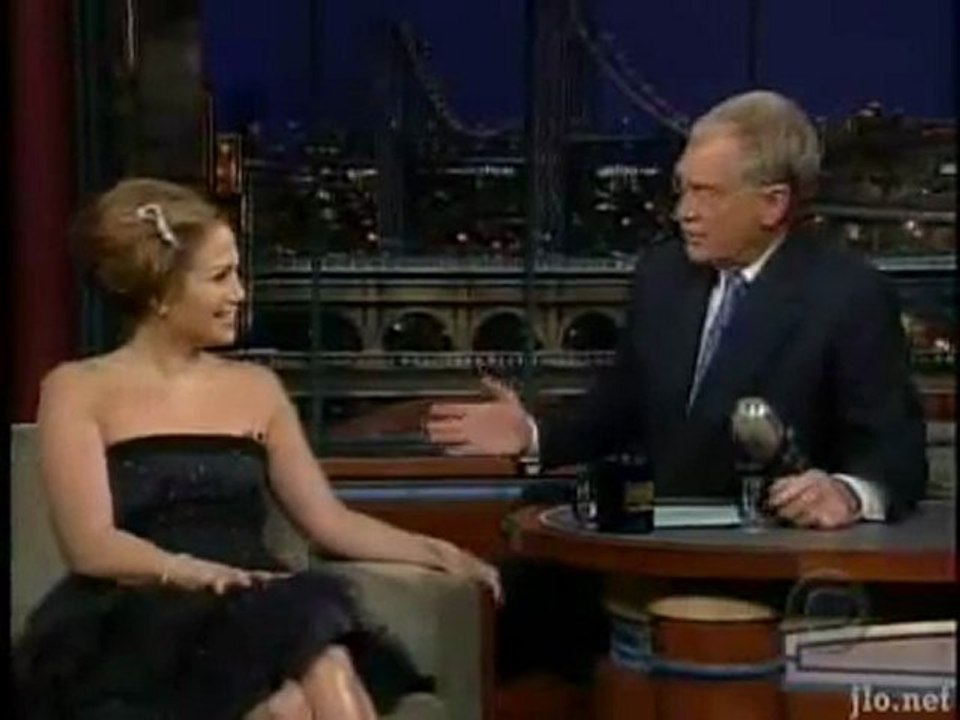 Jennifer Lopez @ Late Show with David Letterman 2005 (Pt .2)