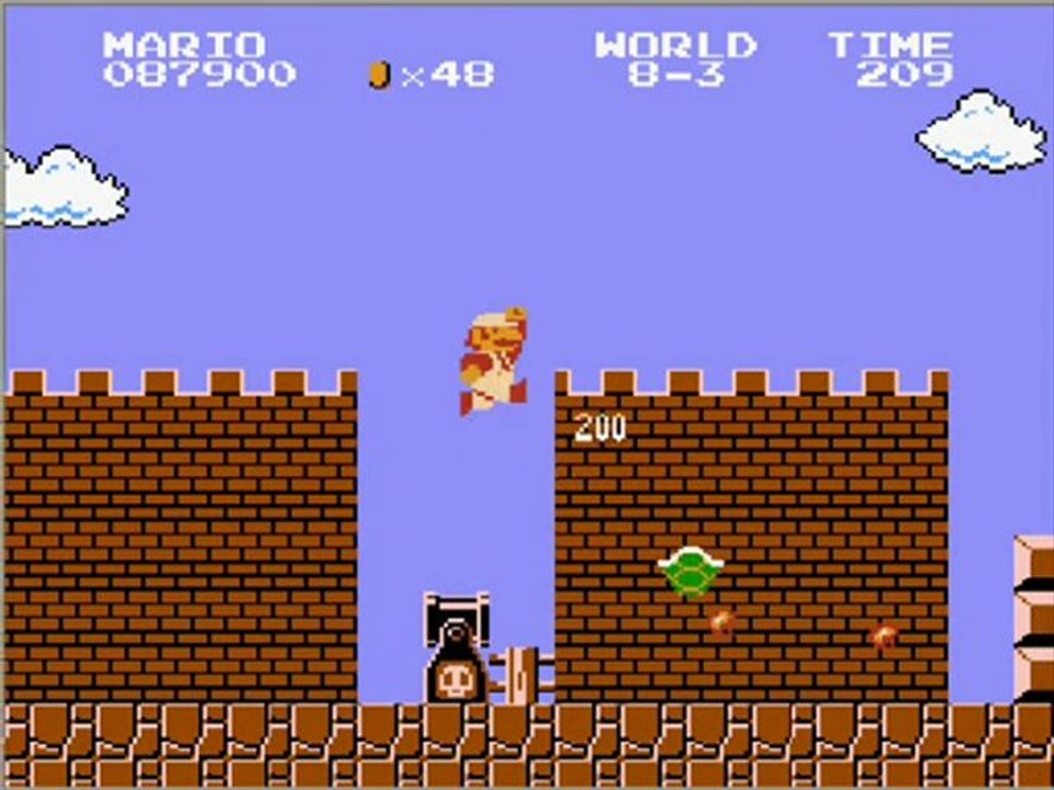 SMB walkthrough 8)Bowser's death