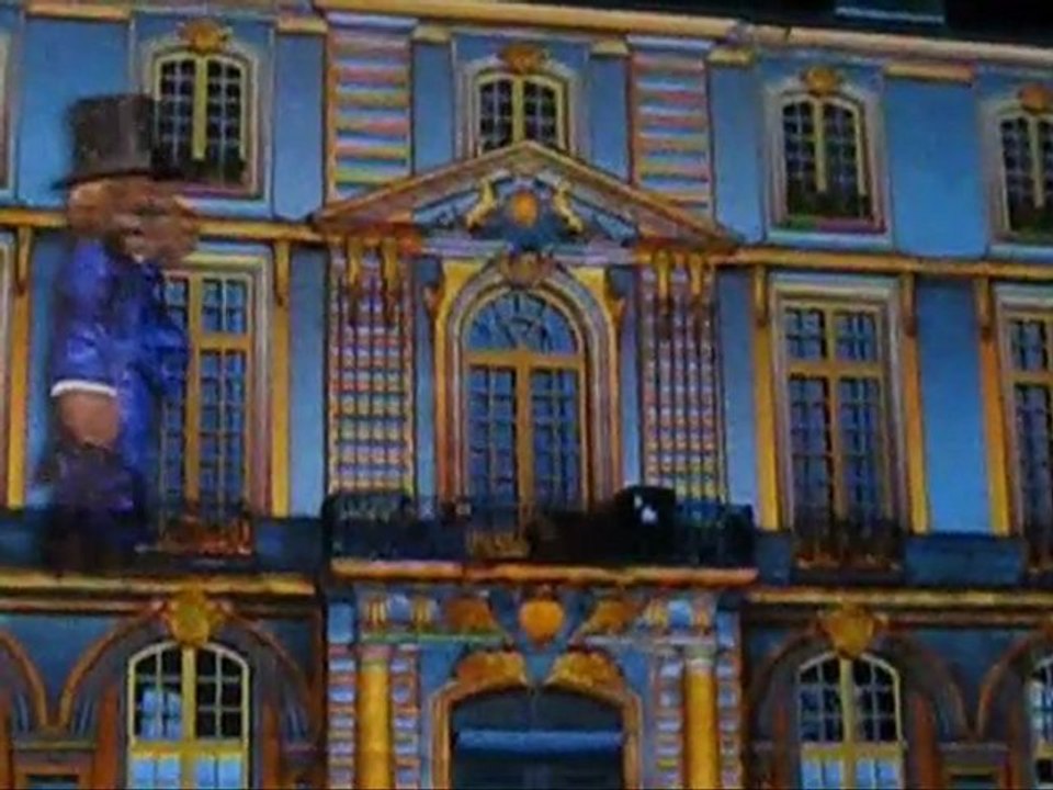 Illuminations Mairie de Rennes 2009