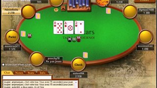 PokerStars / Tournoi 9 jrs / Partie 1 sur 4