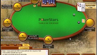 PokerStars / Tournoi 9 jrs / Partie 2 sur 4