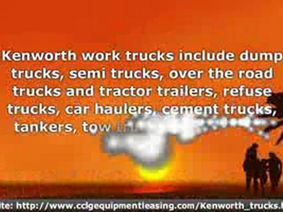 Kenworth Work Trucks For Sale, New or Used, Dealer Financing