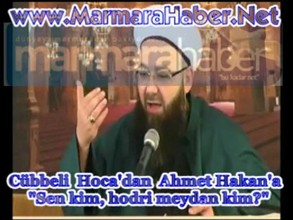 Cübbeli Ahmet Hoca, Ahmet Hakan'ı fena haşladı