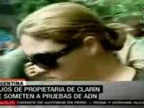 Hijos de empresarios argentinos hacen pruebas de ADN