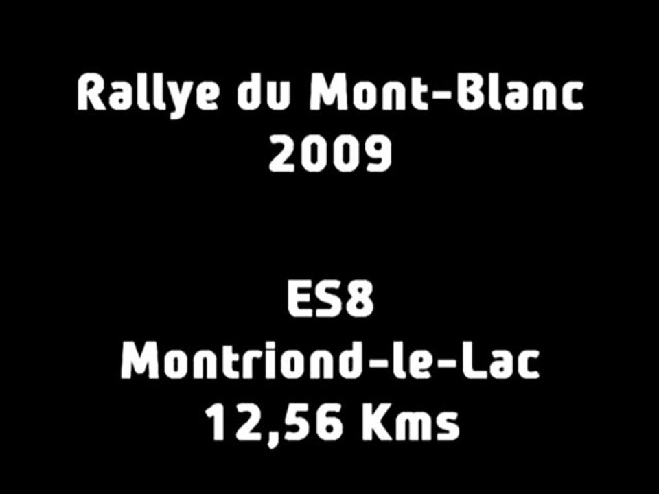 ES8 Rallye du Mont-Blanc 2009