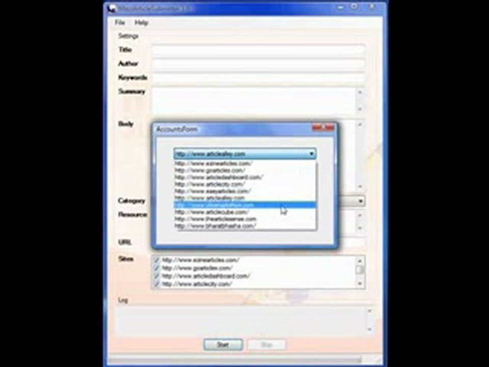 Mass Article #1 Article Creator Submitting part.1