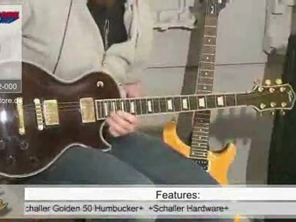 Fame the paul custom translucent brown musicstore