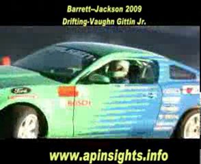 Drifting w/ Vaugh Jr. at Barrett Jackson 2009