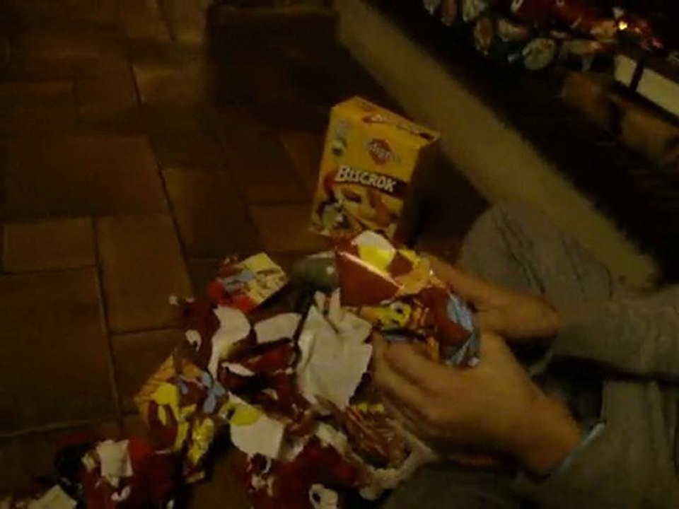 Black ouvres ses cadeaux