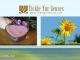 Tickle Yur Senses - Outdoor Solar Wind Chimes Scented Candle