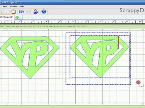 Make the Cut Tutorial: Cut a Superhero logo for the Cricut
