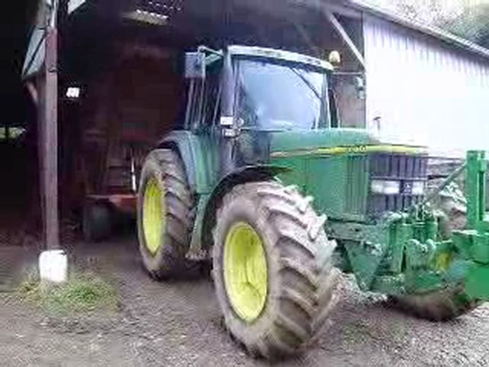 john deere 6800+remorque jeantil