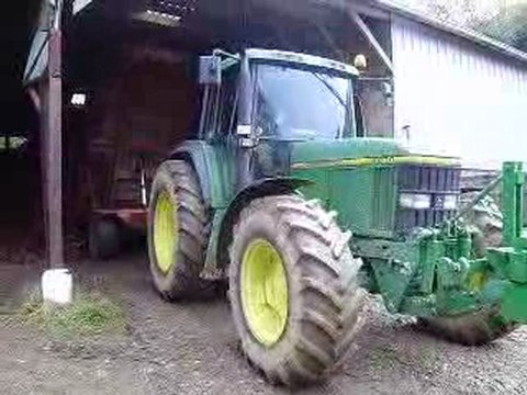 john deere 6800+remorque jeantil