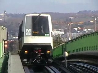 VAL206 : Arrivée à la station Jolimont sur la ligne A du métro de Toulouse