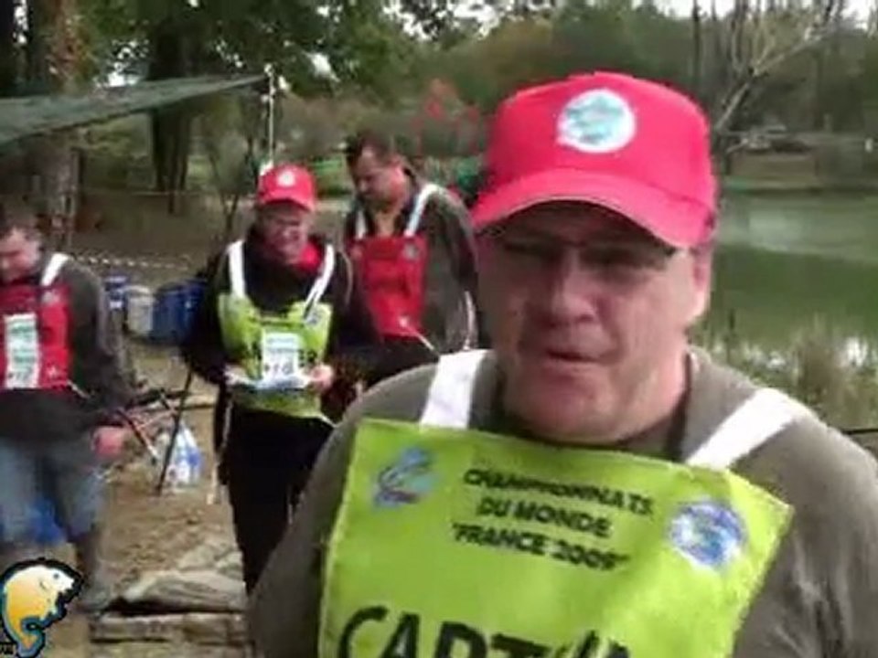 interview equipe belge championnat du monde peche carpe 2009