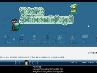 Tutorial: Aprenda como colocar um logo (Forumeiros).
