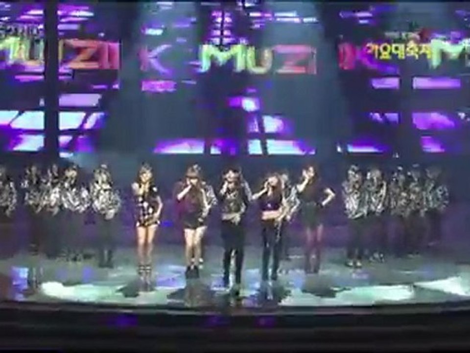 091230 Musik & Hot Issue - 4Minute @ 2009 KBS Gayo DaeJun